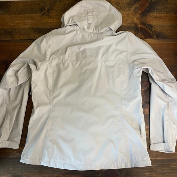 REI Co-op Rainier Rain Jacket Women's XL Gray 2.5 L Lightweight Hood Ripstop - Picture 2 of 16